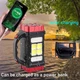 Ліхтар - світильник акумуляторний переносний світлодіодний Hurry Bolt HB-1678 38w 2400mAh, повербанк, сонячна батарея - зображення 8