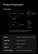 Наушники беспроводные Bluetooth гарнитура с микрофоном BASEUS Storm 1 |BT5.2, 50/400mAh, ANC, 5h| Black - изображение 12