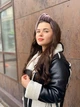 Оксамитовий тюрбан-пов'язка кольору мокко для волосся My Scarf, дуже тепло та комфортно - зображення 4