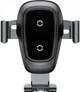 Автомобільний тримач холдер Baseus Metal Wireless Charger Gravity Car Mount Tarnish WXYL-B0A - зображення 3