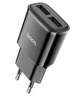 Зарядное устройство (зарядка) для телефона Hoco C88A Star 2хUSB 2.4 А Черный (C88AB) - изображение 1