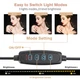 Светодиодная кольцевая LED лампа от павер банка NZY MY100 (Kit2) 6" с держателем Черный - изображение 4