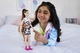 Лялька Барбі Модна брюнетка у сукні з квітами Barbie Fashionistas Doll #187 HBV19 - зображення 2