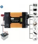 Перетворювач напруги 4000W 12V - 220 V 2x- USB - зображення 3