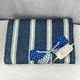 Электропростынь односпальная с цветным рисунком LUX Байка Турция 75x155 см 55161 Полоска Синяя - изображение 1