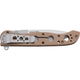 Ніж складаний кишеньковий з фіксацією Frame Lock CRKT M16-03BS M16 Bronze/Silver 201 мм - зображення 8