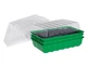 Мини теплицы Parkside комплект из 4 шт. 36 х 12 х 22 см PARKSIDE зеленый-черный L5-20038 - изображение 2