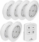 Maclean Energy MCE165 lampka nocna na baterie z pilotem 6szt - obraz 1