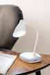 Настільна лампа Activejet CLASSIC PLUS 7W 250lm 6000K 5V USB з акумулятором 1000mAh біла - зображення 6