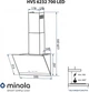 Витяжка MINOLA HVS 6232 BL/INOX 700 LED - изображение 14