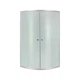 Душова кабіна Latwa SC80x80.SAT.LOW.FR напівкругла, для низьк. піддону, висота 185 см, скло Frost 4 мм, без піддону Lidz - зображення 1