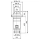 Клапан INNER під термоголовку М30x1,5 панельного радіатора OPTIMUM/KALITE 1/2″ ЗР (у трубу) - зображення 3