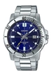 Мужские часы Casio MTP-VD01D-2E Синие с серебристым - изображение 2