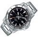 Чоловічий міцний годинник Casio MTP-VD01D-1E2 Чорний з сріблястим/коричневим - зображення 1