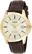 Чоловічий годинник Casio MTP-V004GL-9A Золотисто-коричневий - зображення 1