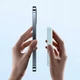 Магнитный портативный павербанк с беспроводной зарядкой Baseus Magnetic 20W 10000mAh для iPhone Голубой - изображение 11