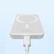 Магнитный портативный павербанк с беспроводной зарядкой Baseus Magnetic 20W 6000mAh для iPhone Белый - изображение 11