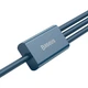 Кабель Baseus Superior Series Fast Charging Data Cable USB to M+L+C 3.5A 1.5 м Blue (CAMLTYS-03) - изображение 3