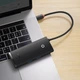 USB-Хаб Baseus Lite Series 6-Port Multifunctional HUB USB Type-C - 2xUSB 3.0 / USB Type-C PD / HDMI 1.4 / SD / TF Black (WKQX050101) - изображение 8