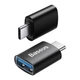 Адаптер Baseus Ingenuity Series Mini OTG Adaptor Type-C to USB-A 3.1 Black (ZJJQ000001) - изображение 1