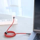 Кабель Baseus Cafule Type-C 3A PD 2.0 60W Flash Charging 2.0 м Red/Black (CATKLF-H91) - зображення 7