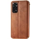 Чехол книжка GETMAN Cubic (PU) для Xiaomi Redmi Note 11 Pro 4G/5G / 12 Pro 4G Коричневый - изображение 2