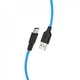 Кабель Hoco X21 Plus Silicone Type-C (1m) black/blue - изображение 3