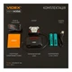 Налобный светодиодный фонарик VIDEX VLF-H056 1400Lm 6500K - изображение 2