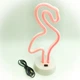 Ночной светильник Neon Decoration Lamp Series Flamingo Красный декоративный (726204) - изображение 3