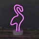Ночной светильник Neon Decoration Lamp Series Flamingo Фиолетовый декоративный (733233) - изображение 5