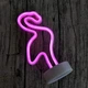 Ночной светильник Neon Decoration Lamp Series Flamingo Фиолетовый декоративный (733233) - изображение 6