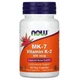 Витамины Now Foods MK-7 Vitamin K-2 100 мкг 60 капсул - изображение 1