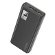 Акумулятор універсальний Wekome 20000mAh 22.5W з LED дисплеєм та швидкою зарядкою Black - зображення 1