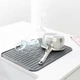 Коврик-сушилка для посуды Brabantia Dish Washing + Organising 43,8х32,5 см серый (117442) - изображение 2