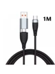 Зарядний кабель Foxconn 2 в 1 Fast Speed ​​Type-C 100w 1m - Кабель для iPad, Samsung, Xiaomi, ASUS, Motorola, Nokia, Meizu, Huawei | 1м - зображення 1
