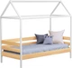 Кровать Estella Амми 80х190 ordf Массив Л2.5 Белая + Бук (5700900028) - изображение 1