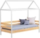 Кровать Estella Амми 80х190 ordf Щит Л2.5 Белая + Бук (5700901028) - изображение 1