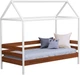Кровать Estella Амми 90х190 ordf Щит Л2.5 Белая + Ольха (5700939028) - изображение 1