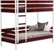 Кровать Estella Дуэт Гранде 90х200 ordf Щит 2Л4 Белая + Красное дерево (97900006027) - изображение 1
