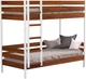 Кровать Estella Дуэт Гранде 90х200 ordf Щит 2Л4 Белая + Ольха (97900009027) - изображение 1