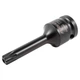 1/2" головка с насадкой Torx T50H с отверстием ударная Forsage F-24607850T - изображение 2