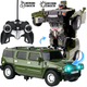 Робот трансформер машина на радіокеруванні Morph warrior Green Hummer автобот, зі світловими та звуковими ефектами - зображення 1