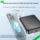 Зовнішній акумулятор Power Bank Hoco Q11 Expressar 10000mAh |1xType-C, MagSafe, 20W/2A, PD/QI| black - зображення 9