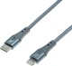 Кабель Grand-X USB Type-C-Lightning сертифицирован MFI 1 м Grey (CL-01) - изображение 1