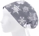 Медицинская шапочка женская HeadwearUniverse универсальная принт Снежинки зима - изображение 3