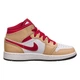 Кросівки жіночі Jordan 1 Mid Light Cardinal Curry (Gs) 38.5 Бежевий 554725-201 - зображення 8