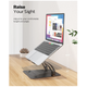 Подставка для ноутбука Nulaxy Galaxy Aluminum Laptop Stand Black (LS-09) - изображение 2