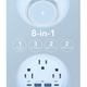 Магнітна настільна зарядна станція Anker Magsafe 637 MagGo Blue (A 9137) - зображення 4