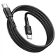 Кабель зарядки HOCO X83 (60W-1M) Type-C - Type-C для мобільних пристроїв Samsung/Xiaomi/Huawei/Meizu/Realme Чорний - изображение 1