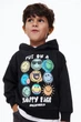 Худі Happy Face H&M чорний 98-104см (40009630) - зображення 3